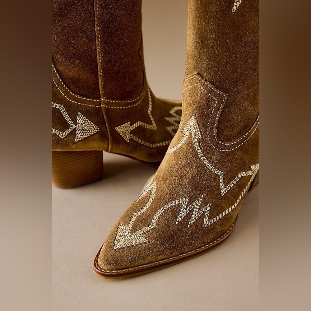 Matisse x Anthropologie Loretta Pull-On Western Boots - Picture 2 of 11